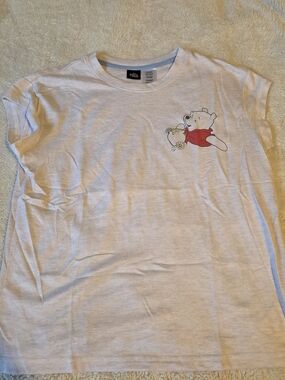 Disney Women's White Winnie the Pooh Tee